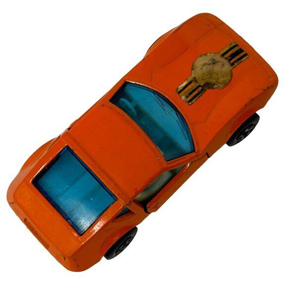 Vintage Matchbox 3 Monteverdi Hai Diecast Toy Car 70s Superfast Orange England - Picture 6 of 8